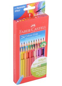 Цветные карандаши GRIP 2001, набор цветов, в картонной коробке, 24 шт.