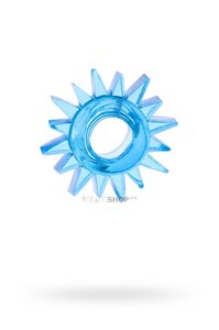 Эрекционное кольцо Toyfa в форме солнца, синее