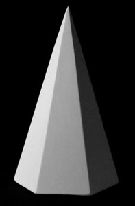 Гипс Пирамида 6-гранная