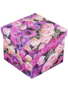Коробка, для подарков,15х15х13, куб