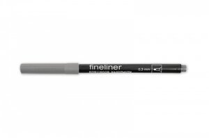 Линер Koh-I-Noor "Fineliner" 0,3 мм, серый