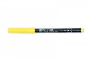 Линер Koh-I-Noor "Fineliner" 0,3 мм, желтый темный