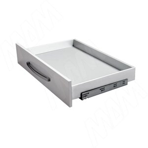 LS BOX комплект ящика 450 мм, белый, боковины h88 мм с направляющими плавного закрывания (LS88450W)