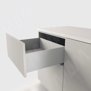 LS BOX комплект ящика 450 мм, цвет серый металлик (боковины h173 мм с направляющими открывания от нажатия) (LT173450)
