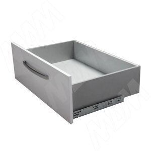 LS BOX комплект ящика 450 мм, серый металлик, боковины h173 мм с направляющими плавного закрывания (LS173450)