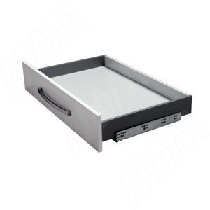 LS BOX комплект ящика 500 мм, графит, боковины h88 мм с направляющими плавного закрывания (LS88500GP)