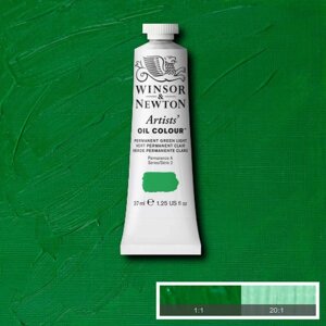 ? Масло Winsor&Newton "ARTISTS" 37 мл перманентный светло-зеленый
