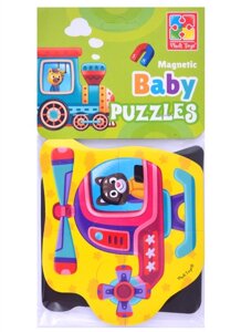 Мягкие магнитные Baby puzzle Транспорт