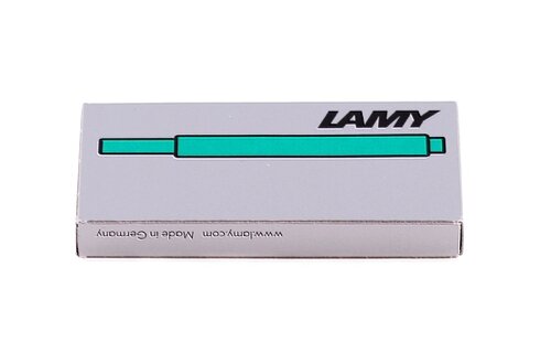 Набор картриджей для перьевых ручек LAMY T10 5 шт, Зеленый