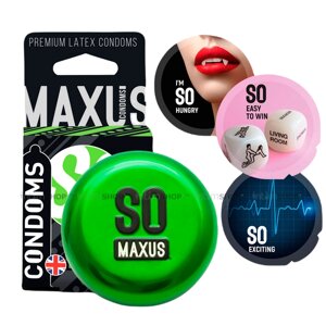 Набор презервативов Maxus Mixed, 3 шт