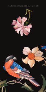 Открытка "Флорентийская мозайка: Райская птичка (юрок)110х110 мм