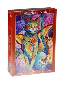 Пазлы 1500 Кошачья партия (68х47см) (3+Castorland Puzzle)