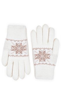 Перчатки женские Снежинка