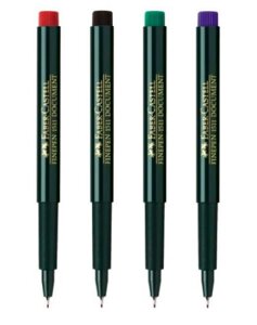 Ручка капиллярная Faber-Castell "Finepen" 0,4 мм
