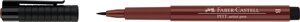 Ручка капиллярная Faber-Castell "Pitt artist pen" B, каштановый