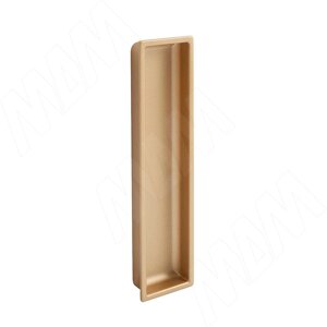 Ручка-раковина врезная, для раздвижных дверей, золото матовое (SH. 04.121. GA)
