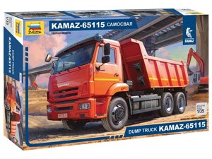 Сборная модель 3650 KAMAZ-65115 самосвал