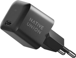 Сетевое зарядное устройство Native Union Fast GaN Charger USB-C, PD, 30Вт черный
