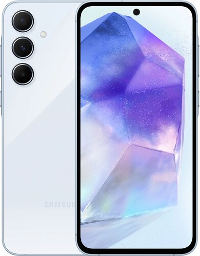 Смартфон Samsung Galaxy A55 128 ГБ голубой