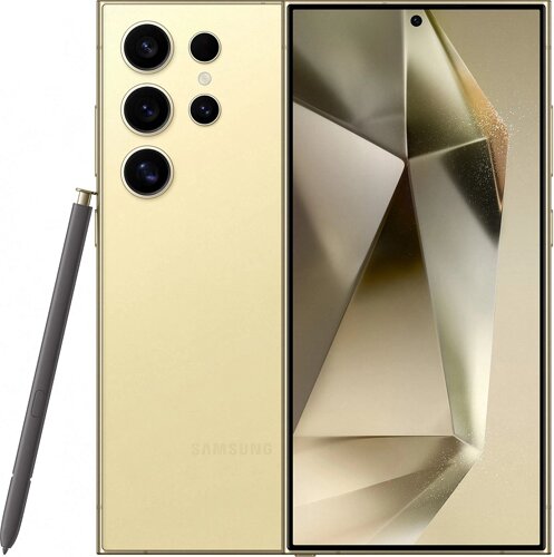 Смартфон Samsung Galaxy S24 Ultra 256 ГБ желтый титан