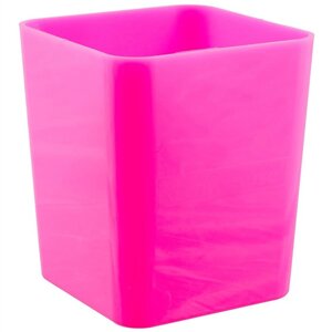 Стакан для пишущих принадлежностей Base, Neon Solid, пластик, розовый