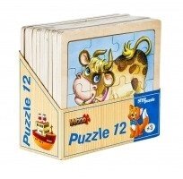 Step puzzle Мозаика из дерева в асс. 89701