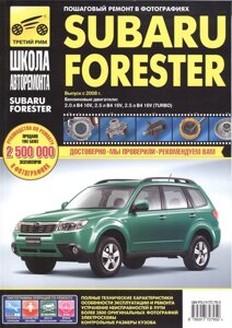 Subaru Forester. Выпуск с 2008 г. Бензиновые двигатели: 2,0 л (B4, 16 V), 2,5 л (B4 16V), 2,5 л (B4, 16V TURBO). Руководство по эксплуатации, техническому обслуживанию и ремонту. В фотографиях