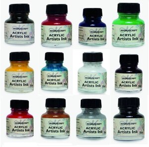 Тушь акриловая Manuscript "Acrylic Artists Ink" 30 мл