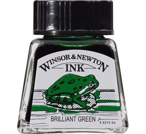 Тушь Winsor&Newton "Drawing Inks" 14 мл Изумрудный зеленый