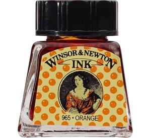 Тушь Winsor&Newton "Drawing Inks" 14 мл Оранжевый
