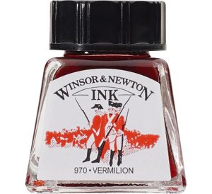 Тушь Winsor&Newton "Drawing Inks" 14 мл Вермильон