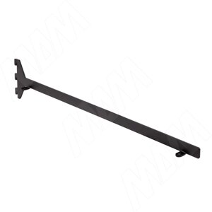 VERTIKO Полкодержатель для деревянной полки 18 мм, правый, черный (VR5018RBL)