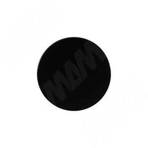 Заглушка самоклеящаяся, D13 мм, черный, гладкая (Kr 0190), 117 шт. (0190.10.13)