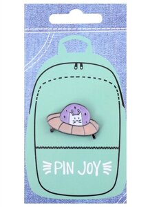 Значок Pin Joy Котик НЛО (металл) (12-08599-945)