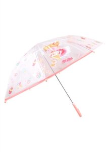 Зонт детский Лакомка прозрачный, полуавтомат, 45 см