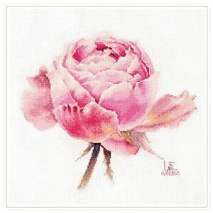 2-53 Набор для вышивания алиса 'Акварельные розы. Розовая изысканная' 24*26см