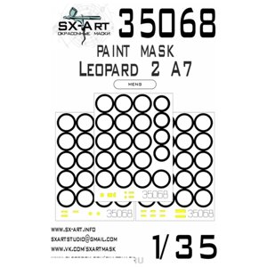 35068SX Окрасочная маска Leopard 2 A7 (Meng)