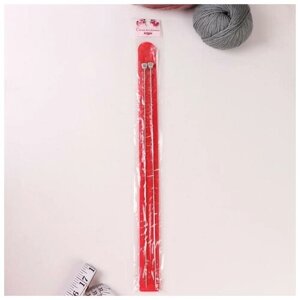 Арт Узор Спицы для вязания, прямые, с тефлоновым покрытием, d = 2 мм, 35 см, 2 шт