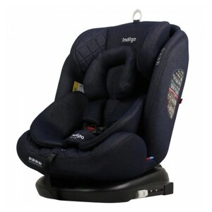 Автокресло Indigo AERO ISOFIX, черный, красный