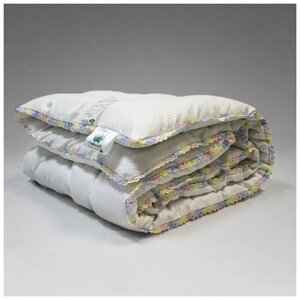 Бамбуковый медвежонок - подушка, одеяла, наматрасник (белый), Одеяло 110x140