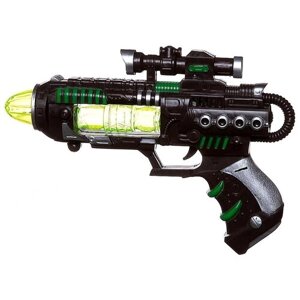 Бластер Junfa toys 666C, черный/зеленый