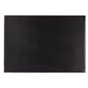 BRAUBERG Коврик-подкладка настольный для письма (590х380 мм), с прозрачным карманом, черный, brauberg, 236774