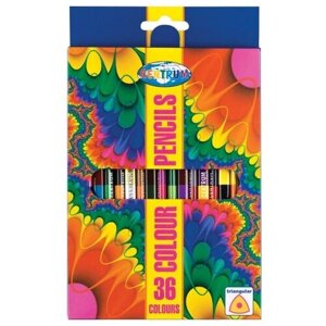 CENTRUM Цветные карандаши двусторонние 18 шт, 36 цветов (88018)