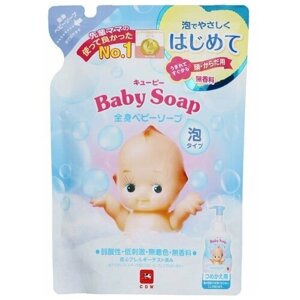 COW BRAND SOAP Мыло-пенка для детей жидкое возраст 0+ мягкая упаковка 350мл