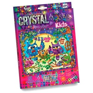 Danko Toys Набор алмазной вышивки Crystal Mosaic Совы (CRMk-01-10)