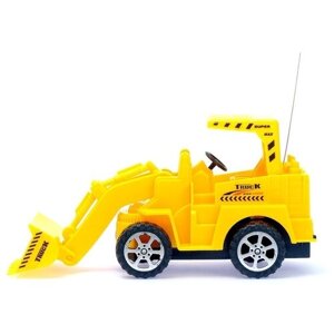Экскаватор Mingshun Трактор Construction Set Truck, 20 см, желтый