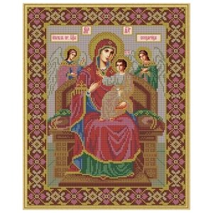 Galla Collection Набор для вышивания бисером Икона Божией Матери Всецарица 28х35 см (И045)