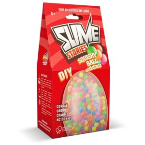 Инновации для детей Slime Stories Squishy ball, красный
