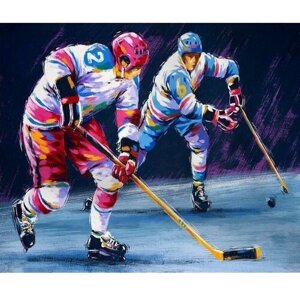 Картина по номерам 000 Art Hobby Home Хоккей 40*50