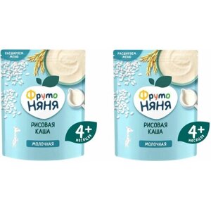 Каша молочная детская рисовая "ФрутоНяня" с 4 месяцев 200 г 2 шт